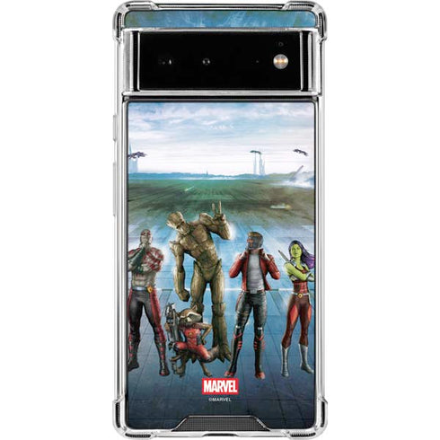Marvel Guardians of the Galaxy Hero Squad Google Pixel 6 Clear Case
